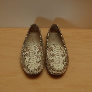 Devi Kroell Real Snakeskin Driving Mocs